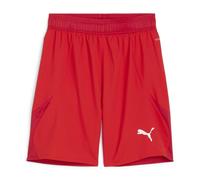 PUMA teamFINAL Shorts - Pantaloncini in Tessuto Adulti Unisex, PUMA Red-PUMA White-Fast Red, 705743