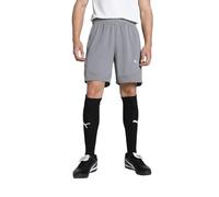 PUMA teamFINAL Training Shorts - Pantaloncini in Maglia Adulti Unisex, Cast Iron-PUMA Silver, 658566