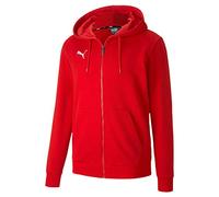 Puma Teamgoal 23 Casuals Felpa con Cappuccio, Rosso (Red), S Uomo