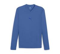 PUMA teamGOAL Baselayer Tee LS, Maglietta delle Prestazioni Men's, Blu Elettrico Lemonade Team Royal, 3XL