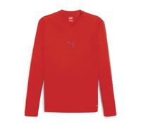 PUMA teamGOAL Baselayer Tee LS - Maglietta delle Prestazioni Adulti Unisex, PUMA Red-Fast Red,