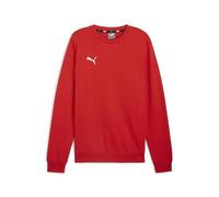 PUMA teamGOAL Casuals Crew Neck Sweat - Maglione Lavorato a Maglia Uomo, PUMA Red-PUMA White,