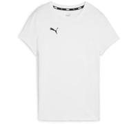 PUMA teamGOAL Casuals Tee Wmn, Unisex, Bianco Nero, XXL