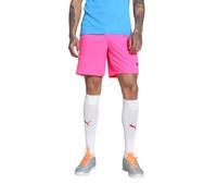 PUMA teamGOAL Shorts - Pantaloncini in Maglia Adulti Unisex, Fluro Pink PES-PUMA Black, 705752