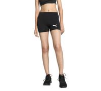 PUMA teamGOAL Shorts Volleyball Wmns, Pantaloncini Lavorati a Maglia Women's, Black White, S