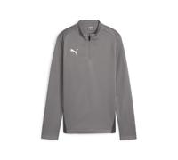 PUMA Maglia Unisex Teamgoal Training 1/4 Zip Slim Fit, Ghisa - Puma White-Shadow Gray, S EU