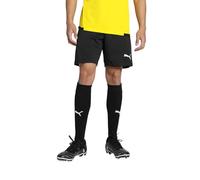 PUMA teamGOAL Training Short - Pantaloncini in Maglia Adulti Unisex, PUMA Black-PUMA White-Flat Dark Gray, 658643
