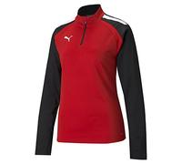 PUMA Teamliga 1/4 Zip Top Maglietta, Red, M Uomo