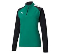 PUMA teamLIGA 1/4 Zip Top Maglietta, Verde, XS Uomo