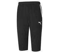 Puma Teamliga 3/4 Training Pant Pantaloni, Black White, M Uomo
