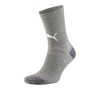 PUMA teamLIGA - Calze da allenamento, da uomo, colore: grigio/bianco
