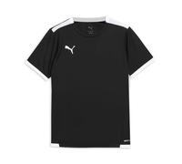Puma Maglia da calcio teamLIGA Nero/Bianco per ragazzi 5-6 anni