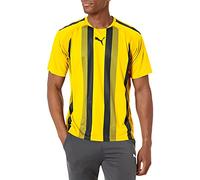 PUMA Teamliga Jersey T-Shirt, Cyber Yellow Nero, S Uomo