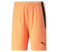 PUMA teamLIGA Shorts, Costume a Boxer Men's, Neon Citrus Black, L