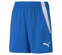 Puma teamLIGA Shorts Jr, Pantaloncini Unisex Bambini, blu (Electric Blue Lemonade/Puma White), 116