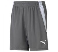 PUMA Teamliga Shorts Jr - Pantaloncini Unisex per Bambino, Unisex - Bimbi 0-24, Pantalone Corto, 704931-13, Pearl-p Smoked, 10 Anni