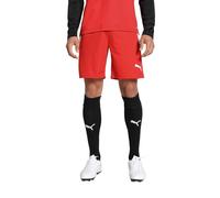 PUMA teamLIGA Shorts, Pantaloncini Men's, Rosso Red E Bianco White, S