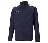 PUMA Teamliga Training JA - Giacca Unisex per Bambino, Unisex - Bimbi 0-24, Giacca, 657235-06, Peacoat-puma, 140