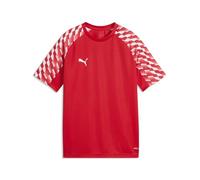 PUMA teamLIGA26 - Maglia Jr, 140, Colore: Rosso/Bianco/Rosso