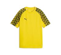 PUMA teamLIGA26 Maglia Jr, 140, Giallo più Veloce Nero Nero
