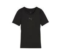 PUMA teamLIGA26 - Maglietta Primo Strato SS Jr, 152, Nero