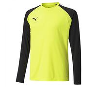 PUMA teamPACER GK LS JERS Maglietta a Maniche Lunghe, Giallo Fluo, 9 Años Uomo
