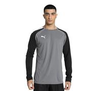 PUMA teamPACER GK LS Jersey, Maglietta a Maniche Lunghe Men's, Smoked Pearl-PU, M