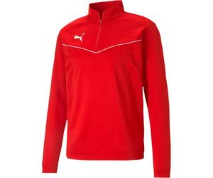 Puma teamRISE 1 4 Zip Top Felpe 3XL Rosso