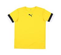 PUMA Teamrise Jersey Jr, Shirt Unisex - Bambini e ragazzi, Cyber Yellow-Puma Black-Puma White, 152