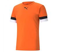 Puma Maglia Teamrise Jr Unisex Bambini e ragazzi GOLDEN POPPY-Puma Black-Puma White 128
