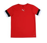 PUMA Teamrise Jersey Jr, Shirt Unisex - Bambini e ragazzi, Puma Red-Puma Black-Puma White, 128