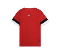 Maglia da calcio PUMA Teamrise da bambino puma rosso/puma nero/puma bianco (176)