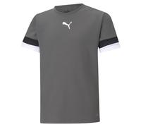 PUMA Teamrise Jersey Jr, Shirt Unisex - Bambini e ragazzi, Smoked Pearl-Puma Black-Puma White, 140