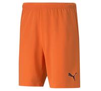 Puma Pantaloncini da calcio TeamRISE da uomo Arancione/Nero Taglia XXL