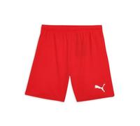 PUMA teamRISE Short Jr, Pantaloncini Unisex - Bambini e Ragazzi, Red/White, 164