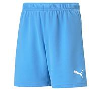 PUMA teamRISE Short Jr, Pantaloncini Unisex - Bambini e ragazzi, Team Light Blue/White, 176