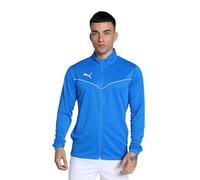 PUMA teamRISE Training Poly Jacket, Giacca sportiva Unisex - Bambini e ragazzi, Electric Blue Lemonade, 164