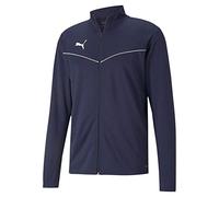 PUMA teamRISE Training Poly Jacket, Giacca sportiva Uomo, Peacoat/White, 3XL