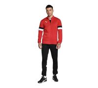 PUMA Teamrise Tuta da Pista, Rosso Nero, M Uomo
