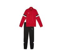 PUMA Teamrise Jr Tuta da Allenamento, Rosso Nero, 164 Bambini e Ragazzi