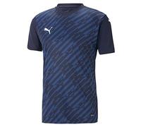 PUMA teamULTIMATE Jersey Jr, Maglietta Unisex Kids, Blu Navy, 164