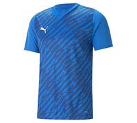 PUMA teamULTIMATE Jersey Jr, Tee Unisex Kids, Blu Elettrico Limonata, 164
