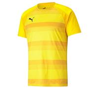PUMA teamVISION - Maglietta da Uomo, Colore: Giallo/Arancione, L