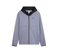 PUMA Tech Full-Zip Felpa con Cappuccio Dk