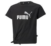 Puma Maglietta per ragazze, nero, 9-10 anni
