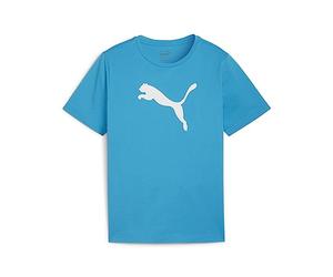 PUMA Tees da Ragazzo in Jersey di Cotone con Logo Teamrise