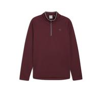 PUMA Top con zip corta da uomo, Accessori, Rosso, XXL XXL