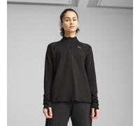 PUMA Top con zip corta RUN VELOCITY CLOUDSPUN da donna, Abbigliamento, Nero, 3XL 3XL