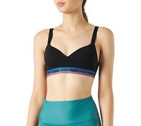 PUMA Top Corto Reggiseno Imbottito, Opaque, Gradient Combo, S Donna