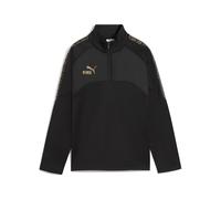 PUMA Top da calcio con zip corta KING per ragazzi, Abbigliamento, Nero, 9-10Y 9-10Y